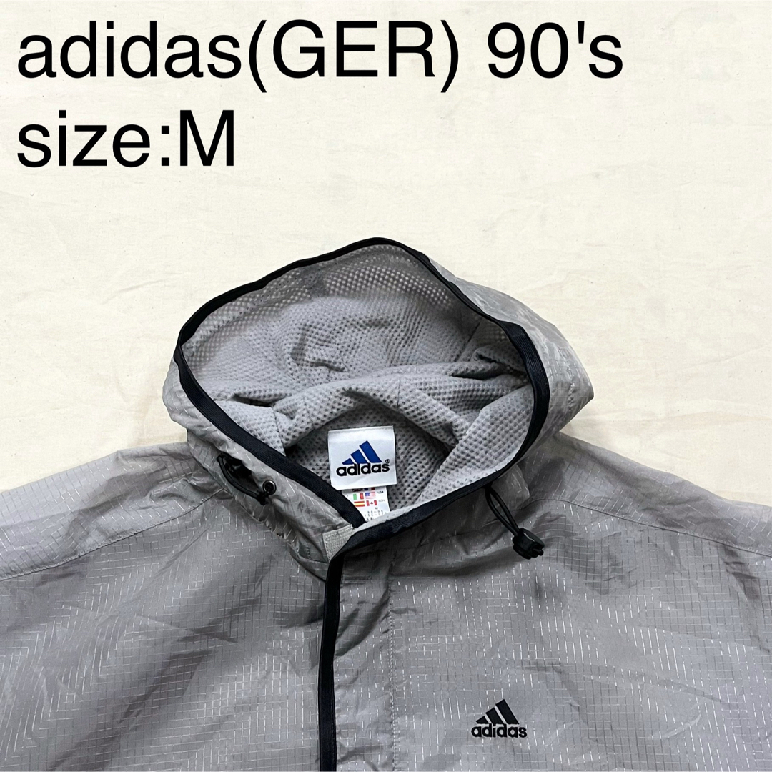 adidas(GER)ビンテージリップストップアノラック　90'sジャケット/アウター