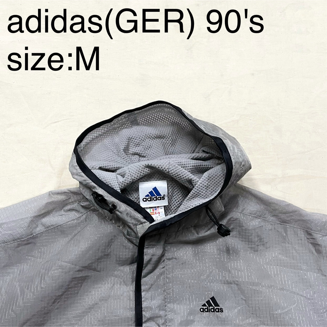 adidas(アディダス)のadidas(GER)ビンテージリップストップアノラック　90's メンズのジャケット/アウター(ブルゾン)の商品写真