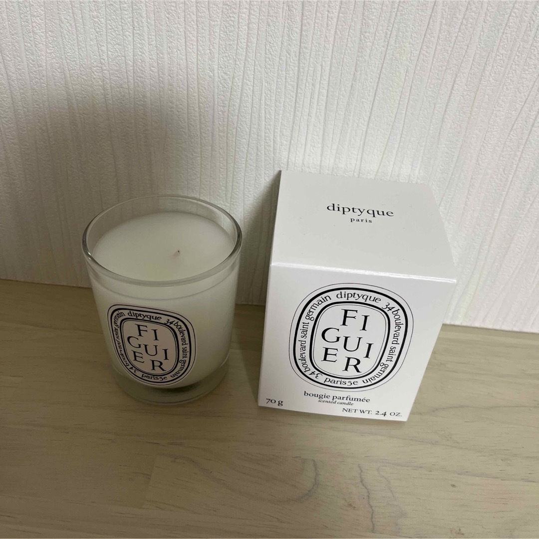 diptyque(ディプティック)のディップティック キャンドル フィギエ　70g コスメ/美容のリラクゼーション(キャンドル)の商品写真