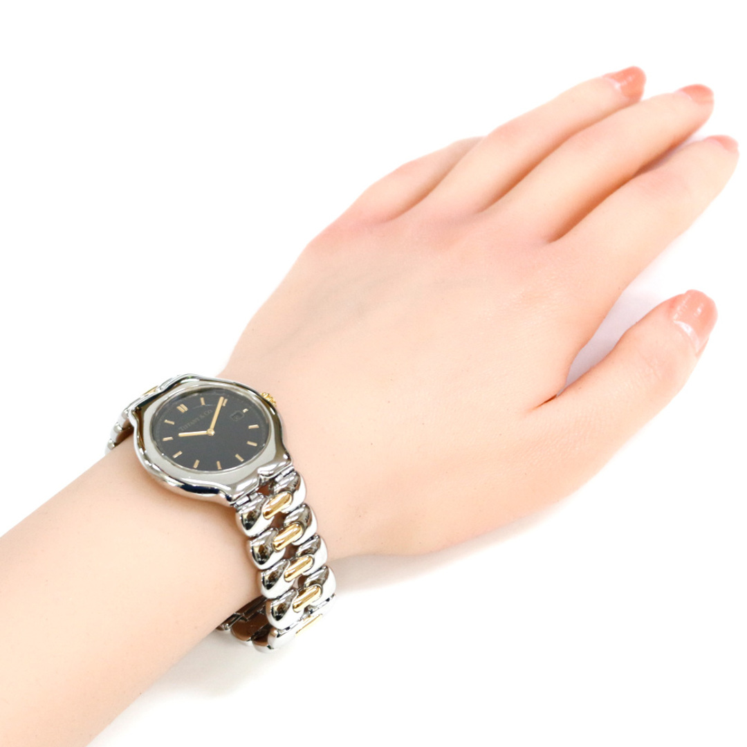 Tiffany & Co.(ティファニー)のティファニー TIFFANY&Co. ティソロ 腕時計 時計 ステンレススチール M0112 クオーツ レディース 1年保証 中古 レディースのファッション小物(腕時計)の商品写真