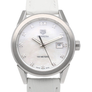 タグホイヤー(TAG Heuer)のタグホイヤー TAG HEUER カレラ 腕時計 時計 ステンレススチール WBG1312 クオーツ ユニセックス 1年保証 中古(腕時計)