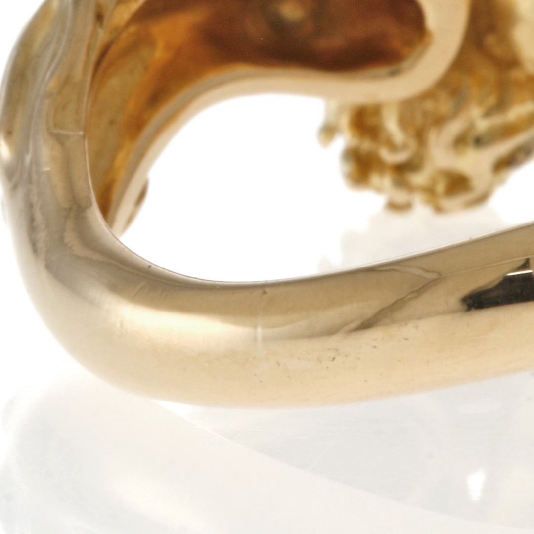天使 リング 指輪 12.5号 18金 K18イエローゴールド パール レディース 中古 レディースのアクセサリー(リング(指輪))の商品写真