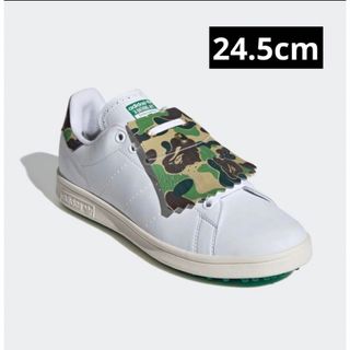 アベイシングエイプ(A BATHING APE)の新品　BAPE × adidas Stan Smith Golf 24.5cm(シューズ)