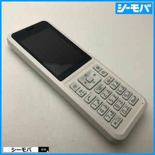 1182 SIMフリー softbank Simply B 701SI 美品 白(携帯電話本体)