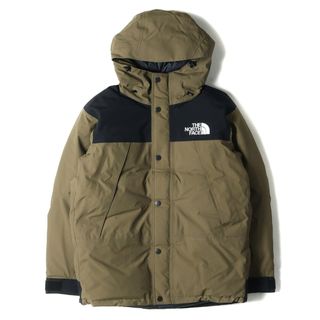 ザノースフェイス(THE NORTH FACE)の美品 THE NORTH FACE ノースフェイス ダウン ジャケット サイズ:M 18AW GORE-TEX マウンテン ダウン ジャケット MOUNTAIN DOWN JACKET ビーチグリーン(BE) アウター ブルゾン【メンズ】【中古】(ダウンジャケット)