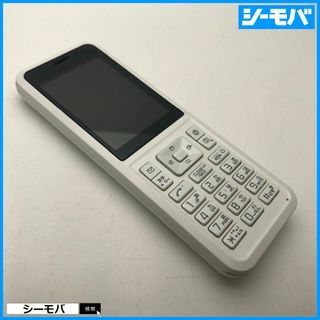 1183 SIMフリー softbank Simply B 701SI 中古 白(携帯電話本体)