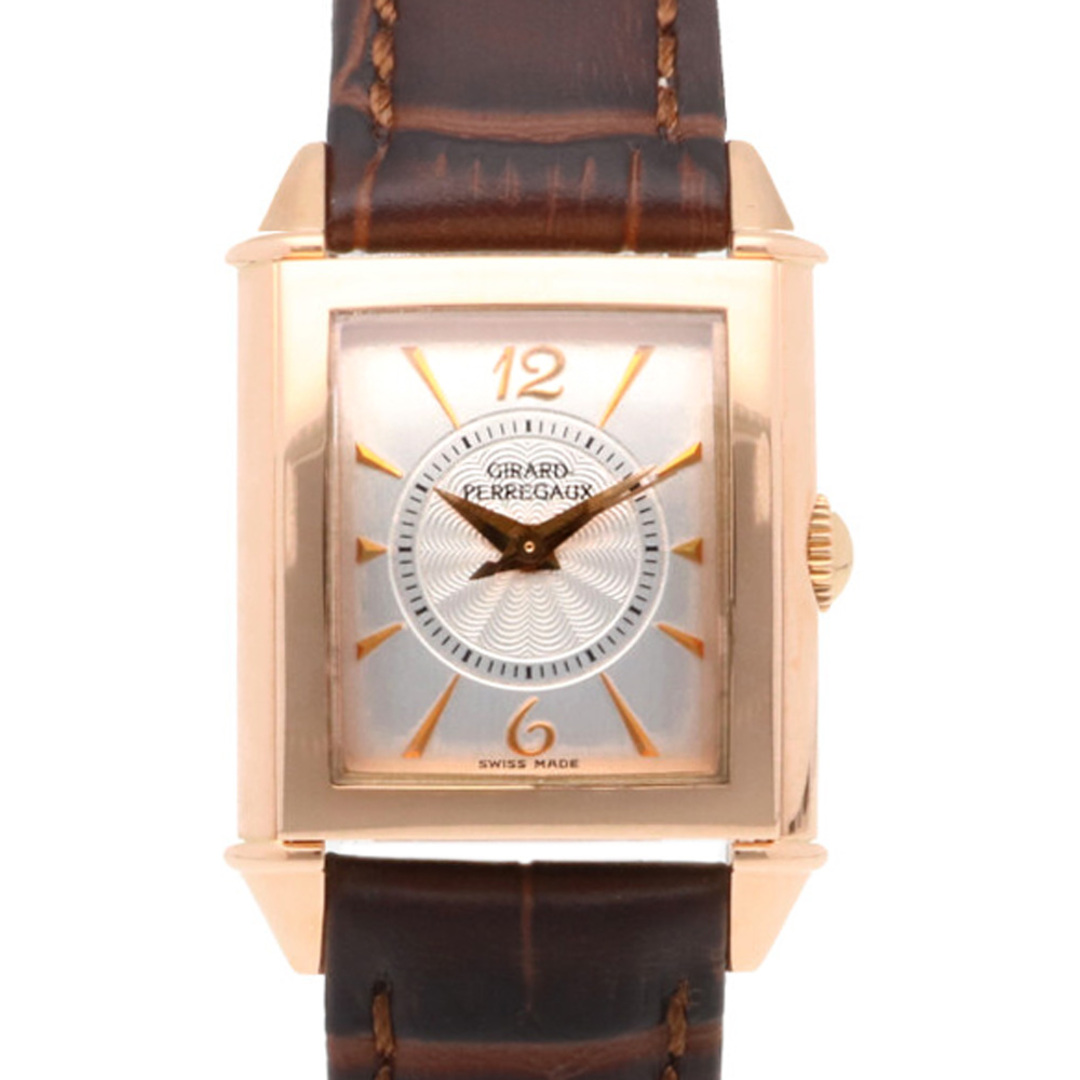 GIRARD-PERREGAUX(ジラールペルゴ)のジラール・ペルゴ GIRARD-PERREGAUX ヴィンテージ 腕時計 時計 18金 K18ピンクゴールド 2590 手巻き レディース 1年保証 中古 レディースのファッション小物(腕時計)の商品写真