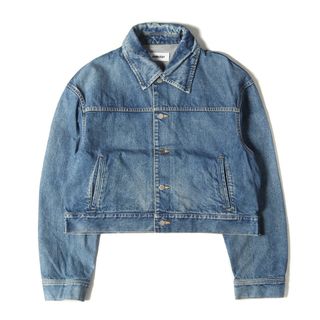 AMBUSH - AMBUSH アンブッシュ ジャケット サイズ:2 ヴィンテージ ショート丈 ワイド デニム ジャケット KUGI DENIM JACKET インディゴ ブルー アウター ブルゾン【メンズ】【中古】