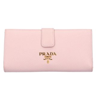 プラダ(PRADA)のプラダ PRADA サフィアーノ 長財布 レザー レディース 中古(財布)