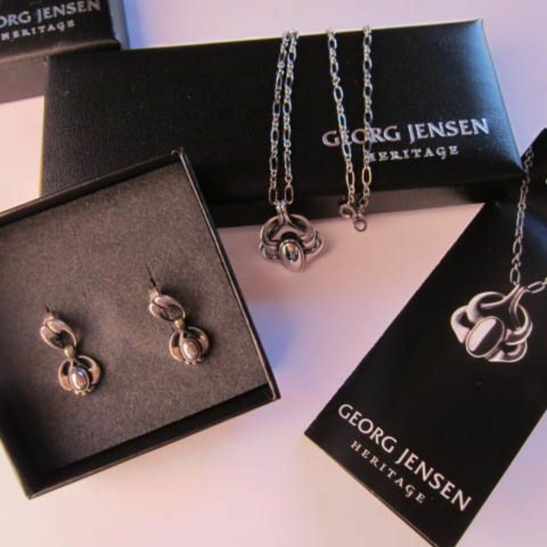 Georg Jensen(ジョージジェンセン)の★セット販売★【新品】ジョージ・ジェンセン　2006イヤーペンダント＆ピアス レディースのアクセサリー(ピアス)の商品写真