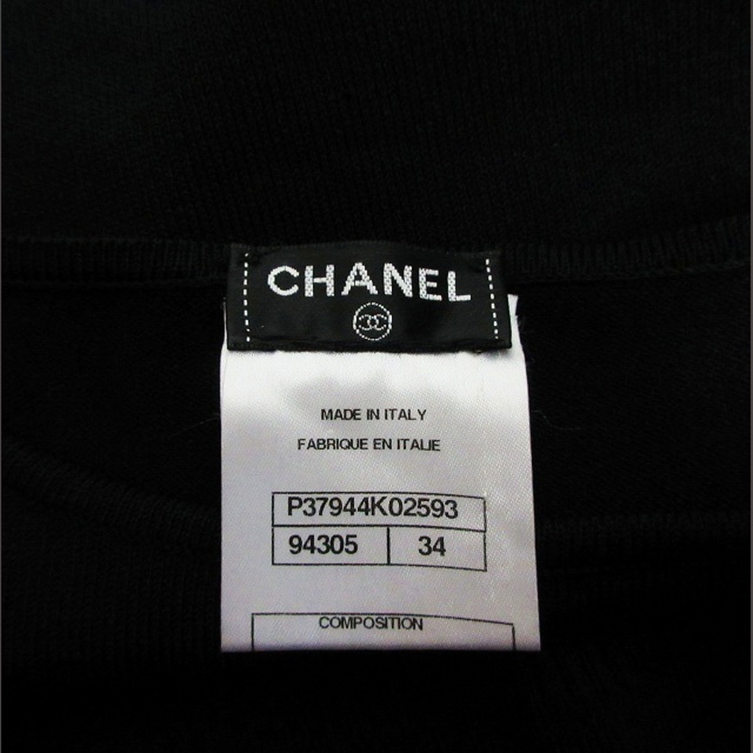 CHANEL(シャネル)のシャネル CHANEL P37944K02593 レーヨン ワンピース ブラック レディースのワンピース(その他)の商品写真