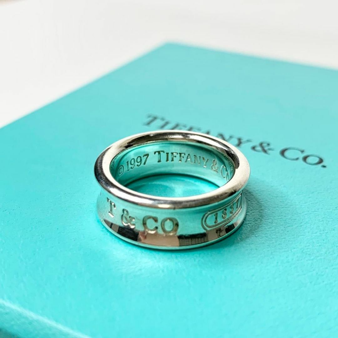 アクセサリーTIFFANY&Co. ティファニー ナローリング 1837 良品 bb1