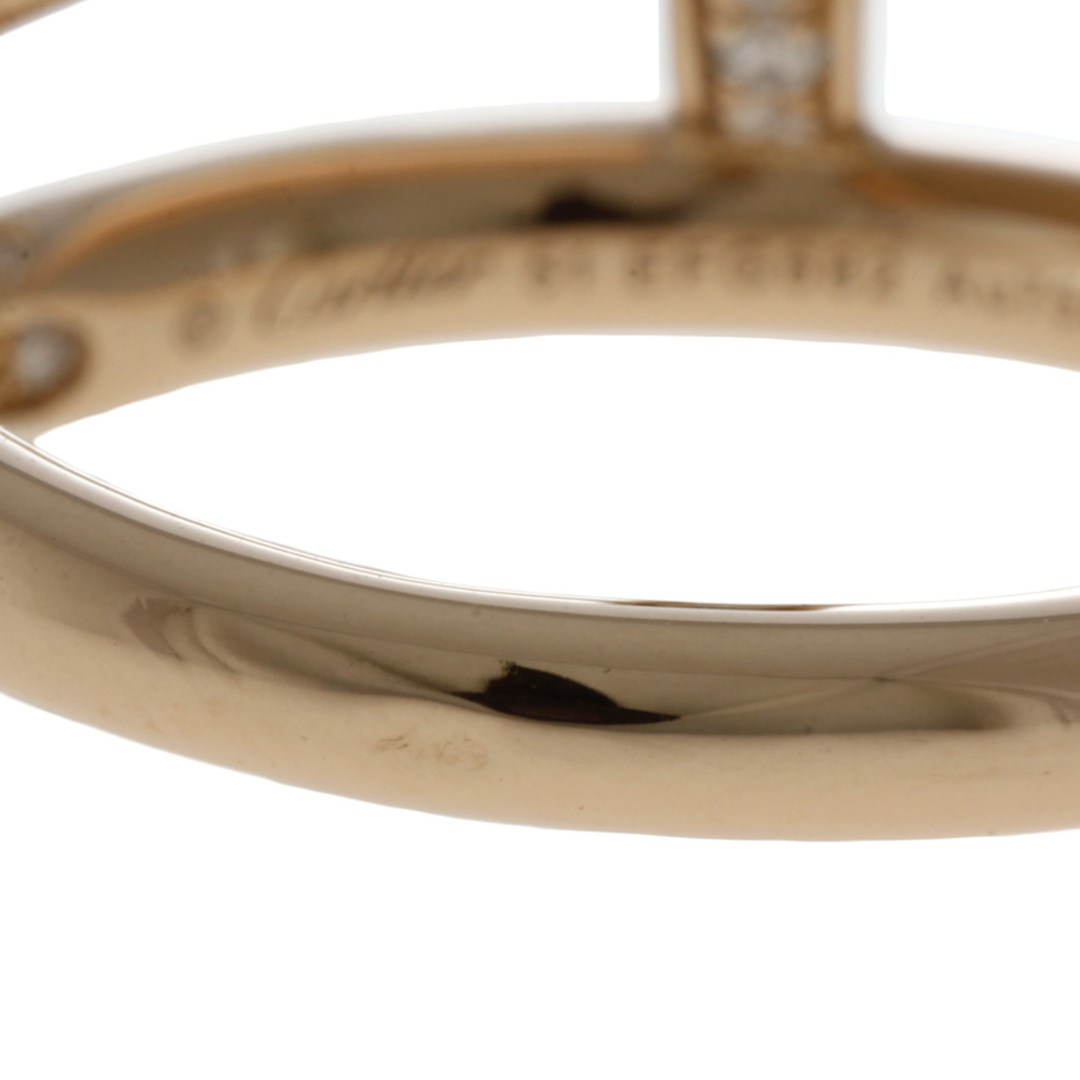 Cartier(カルティエ)のカルティエ CARTIER ジュストアンクル リング 指輪 9号 18金 K18ピンクゴールド ダイヤモンド レディース 中古 レディースのアクセサリー(リング(指輪))の商品写真