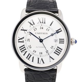 カルティエ(Cartier)のカルティエ CARTIER ロンドソロ XL 腕時計 時計 ステンレススチール 3517 自動巻き メンズ 1年保証 中古(腕時計(アナログ))