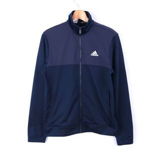 アディダス(adidas)のアディダス トラックジャケット ジャージ上 スポーツウエア アウター メンズ Mサイズ ブルー系 adidas(ブルゾン)