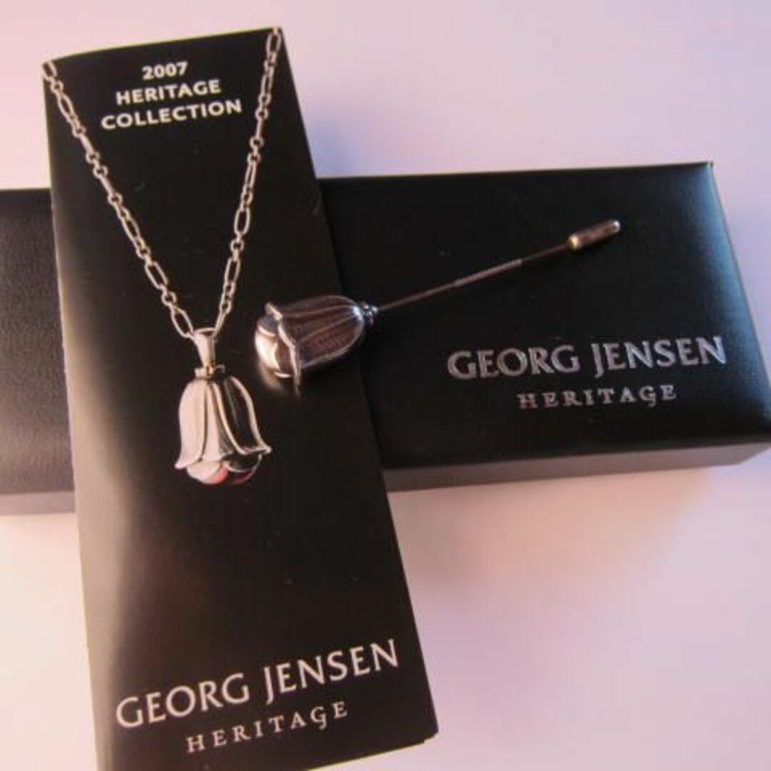 Georg Jensen(ジョージジェンセン)の【新品】ジョージ・ジェンセン　2007ピンブローチ・シルバーボール レディースのアクセサリー(ブローチ/コサージュ)の商品写真