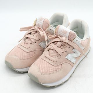 ニューバランス(New Balance)のニューバランス スニーカー ローカット WL574OAB 靴 シューズ レディース 24cmサイズ ピンク NEW BALANCE(スニーカー)