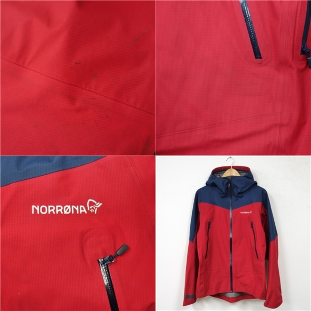 ノローナ NORRONA falketind Gore Tex Jacket メンズM レッド ノローナ NORRONA falketind Gore Tex Jacket メンズM レッド