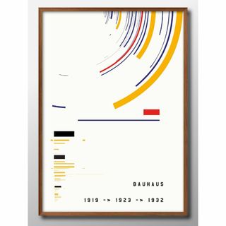 11764■A3アートポスター『バウハウス』絵画 イラスト マット(その他)