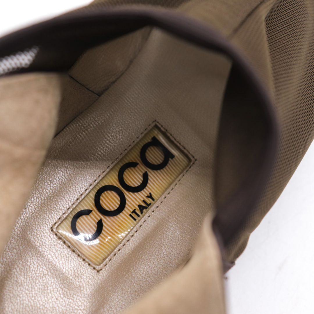コカ ブーティ 未使用 靴 シューズ 日本製 レディース 35サイズ ブラウン COCA レディースの靴/シューズ(ブーティ)の商品写真