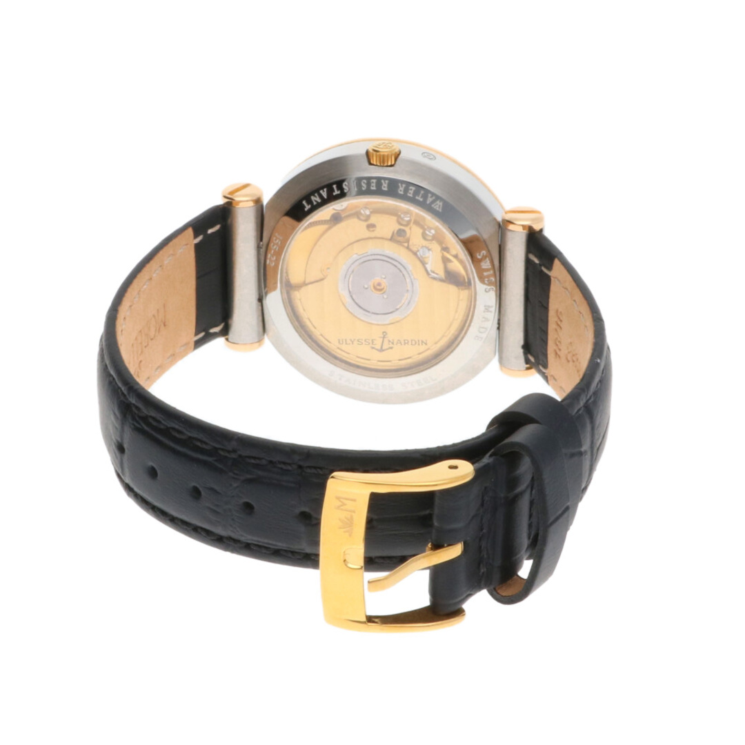 ULYSSE NARDIN(ユリスナルダン)のユリス・ナルダン ニュートン 腕時計 時計 ステンレススチール 155-22 自動巻き メンズ 1年保証 Ulysse Nardin 中古 メンズの時計(腕時計(アナログ))の商品写真
