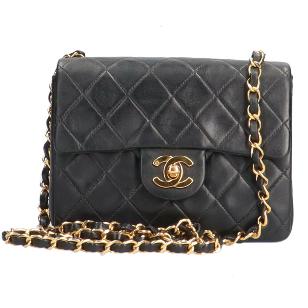 シャネル CHANEL ショルダーバッグ シングルフラップ ラムスキンラムスキン仕様