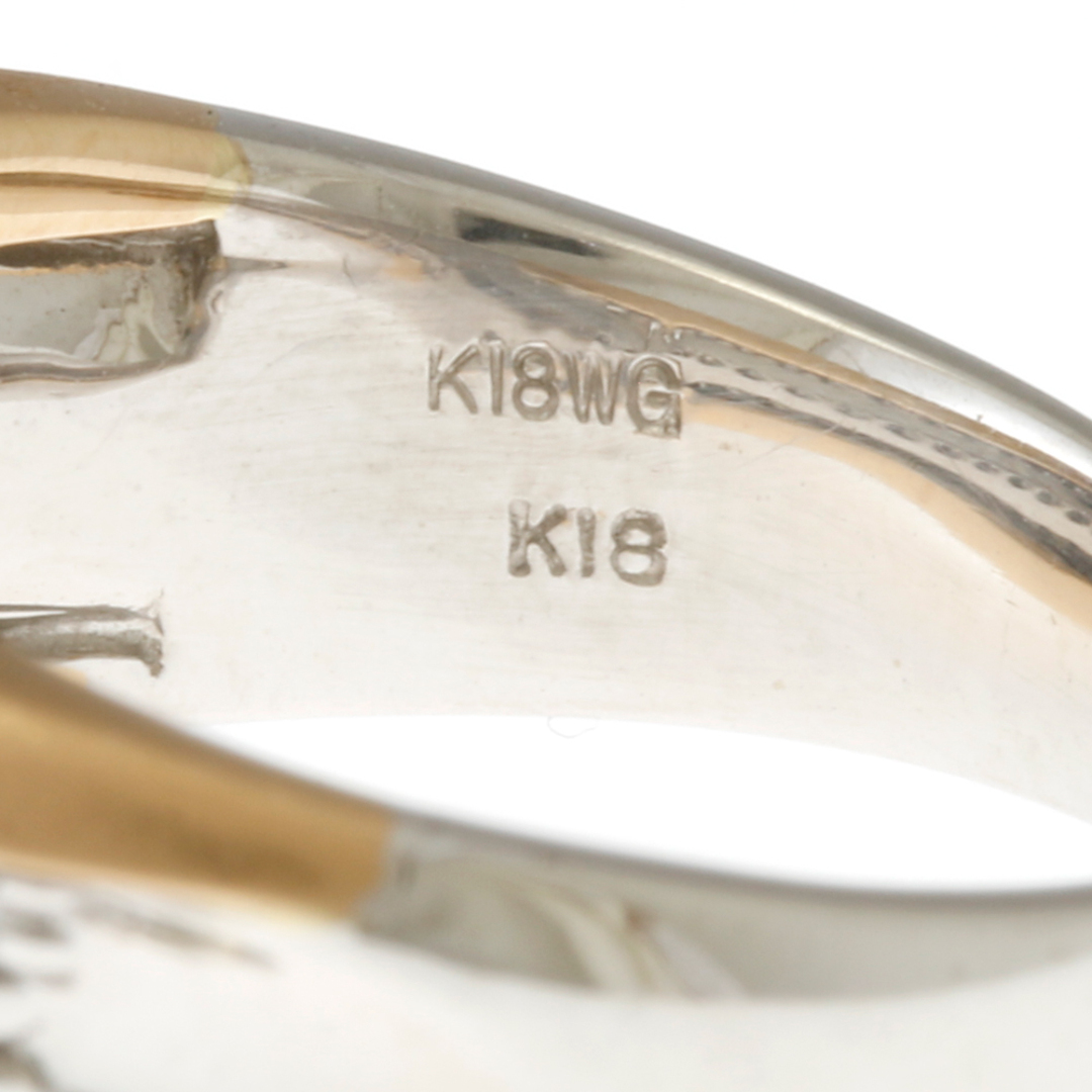 リング 指輪 10.5号 18金 K18ホワイトゴールド ダイヤモンド 0.51ct レディース 中古 レディースのアクセサリー(リング(指輪))の商品写真