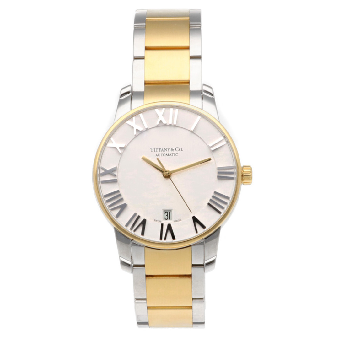 Tiffany & Co.(ティファニー)のティファニー アトラスドーム 腕時計 時計 ステンレススチール Z1800.68.15A21A00A クオーツ メンズ 1年保証 TIFFANY&Co. 中古 メンズの時計(腕時計(アナログ))の商品写真