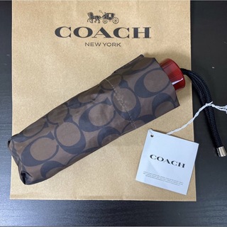 コーチ(COACH)の新品未使用　コーチ　折りたたみ傘　アンブレラ(傘)