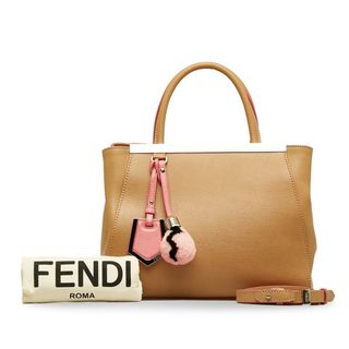 フェンディ(FENDI)のフェンディ プチ トゥージュール 電球チャーム ハンドバッグ ショルダーバッグ 2WAY 8BH253 レザー レディース FENDI 【228-33924】(ハンドバッグ)