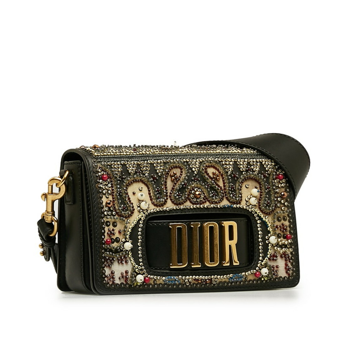 Dior(ディオール)のディオール エボリューションフラップ ビジュー ショルダーバッグ レザー レディース Dior 【228-33981】 レディースのバッグ(ショルダーバッグ)の商品写真