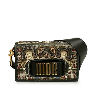 ディオール(Dior)のディオール エボリューションフラップ ビジュー ショルダーバッグ レザー レディース Dior 【228-33981】(ショルダーバッグ)