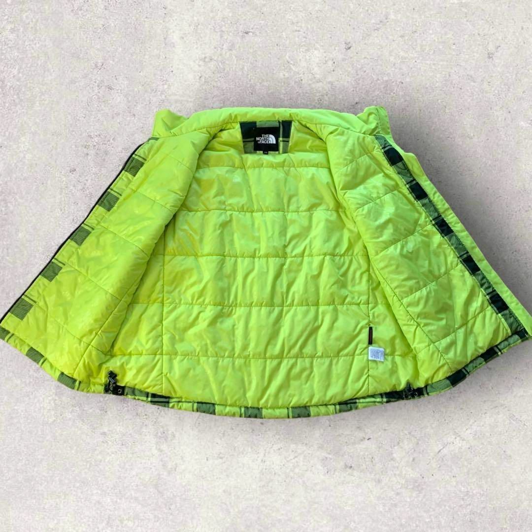 THE NORTH FACE(ザノースフェイス)のノースフェイス ベスト HYVENT チェック柄 XL 大きいサイズ メンズのジャケット/アウター(ダウンベスト)の商品写真