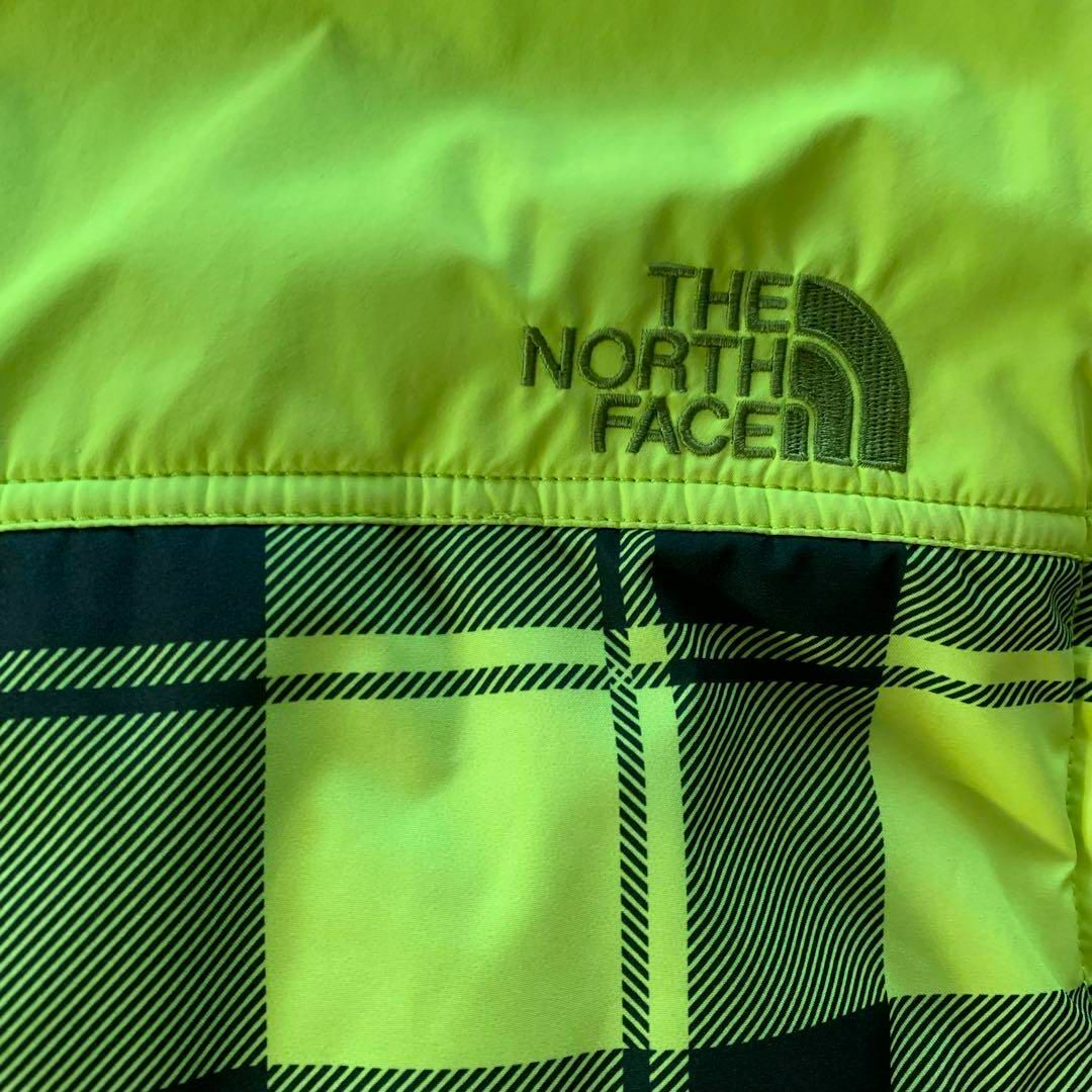 THE NORTH FACE(ザノースフェイス)のノースフェイス ベスト HYVENT チェック柄 XL 大きいサイズ メンズのジャケット/アウター(ダウンベスト)の商品写真