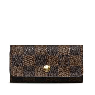 ルイヴィトン(LOUIS VUITTON)のルイ ヴィトン ダミエ ミュルティクレ4 キーケース N62631 PVC レディース LOUIS VUITTON 【228-34309】(キーケース)