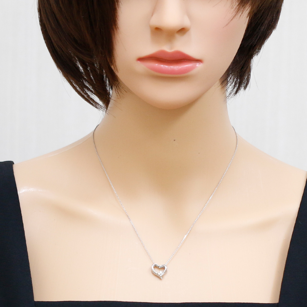 23562円 ネックレス ハート Pt850 Pt900 プラチナ ダイヤモンド 23562円 ネックレス ハート Pt850 Pt900 プラチナ ダイヤモンド