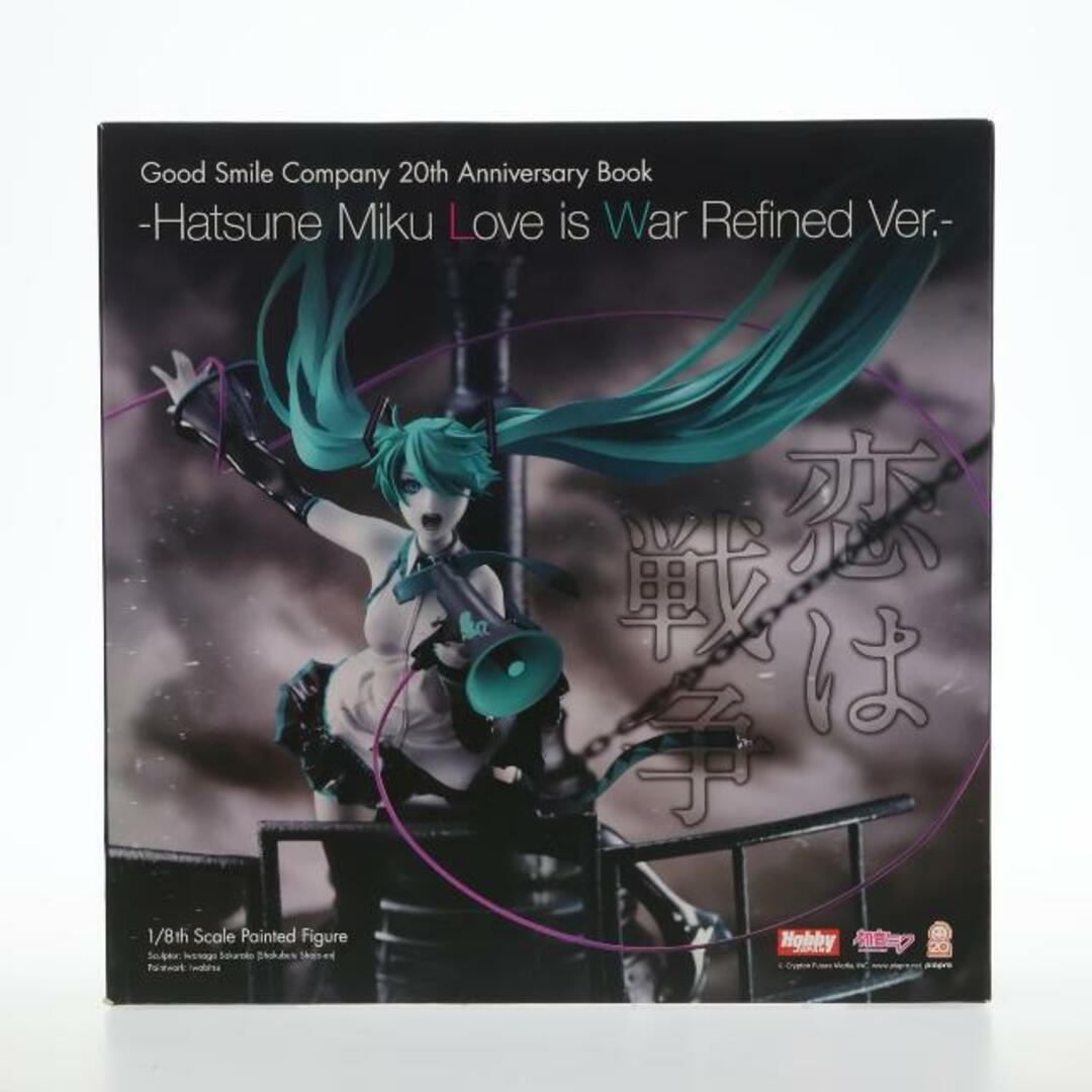 HobbyJAPAN(ホビージャパン)のグッスマ 20th Anniversary Book -初音ミク 恋は戦争 Refine Ver.- キャラクター・ボーカル・シリーズ01 初音ミク 1/8 完成品 フィギュア 書籍 ホビージャパン エンタメ/ホビーのフィギュア(アニメ/ゲーム)の商品写真