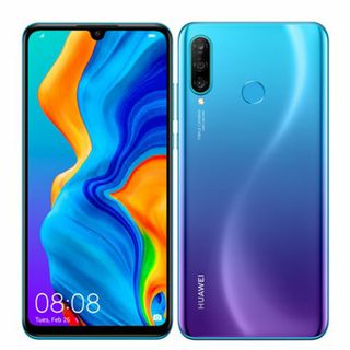 新品／ﾗｸﾏ便 HUAWEI Mate 20 lite Sブルーsim対応64GBSIMサイズ