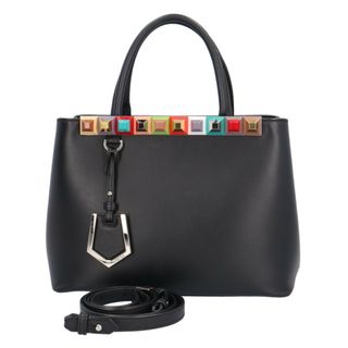 フェンディ(FENDI)のフェンディ プチトゥージュール ショルダーバッグ レザー ブラック レディース FENDI 中古 フェンディ(ショルダーバッグ)