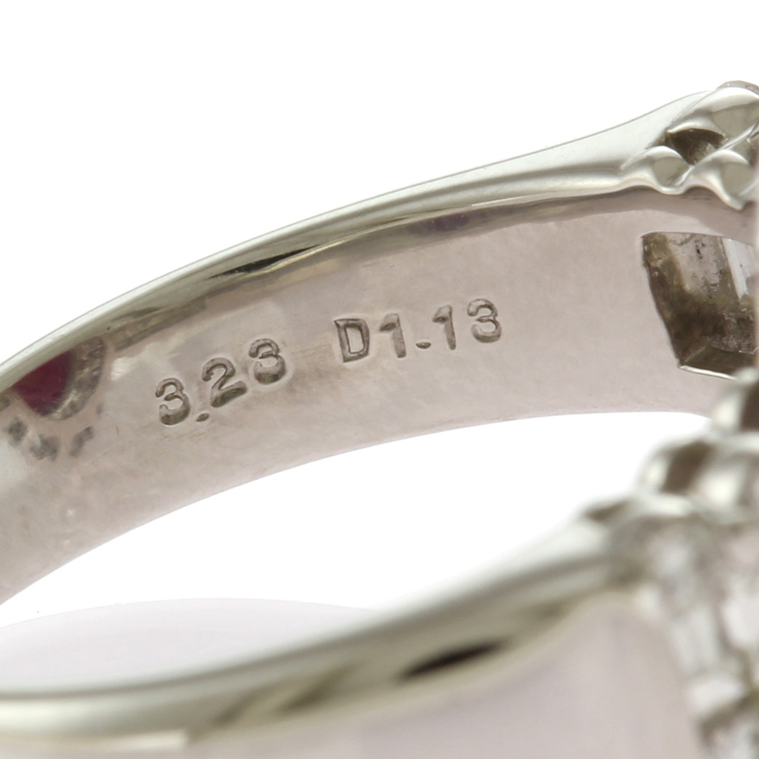 リング 指輪 13号 Pt900プラチナ ルビー レディース 中古 レディースのアクセサリー(リング(指輪))の商品写真