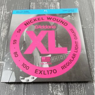 新品　D'Addario ダダリオ ベース弦 ニッケル EXL170(弦)