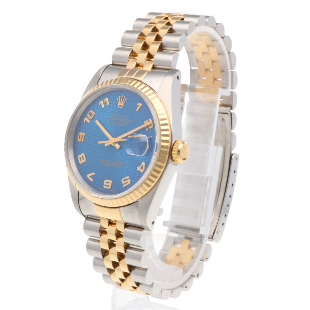 ROLEX(ロレックス)のロレックス デイトジャスト オイスターパーペチュアル 腕時計 時計 ステンレススチール 16233 自動巻き メンズ 1年保証 ROLEX 中古 ロレックス メンズの時計(腕時計(アナログ))の商品写真