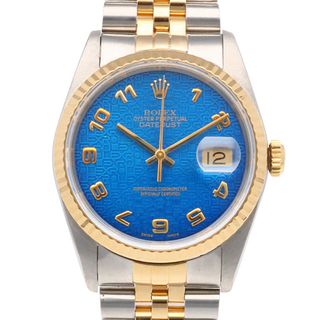 ロレックス(ROLEX)のロレックス デイトジャスト オイスターパーペチュアル 腕時計 時計 ステンレススチール 16233 自動巻き メンズ 1年保証 ROLEX 中古 ロレックス(腕時計(アナログ))