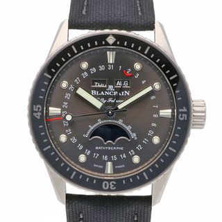 ブランパン(BLANCPAIN)のブランパン フィフティ ファゾムス バチスカーフ コンプリートカレンダー 腕時計 時計 ステンレススチール 自動巻き メンズ 1年保証 Blancpain  中古(腕時計(アナログ))