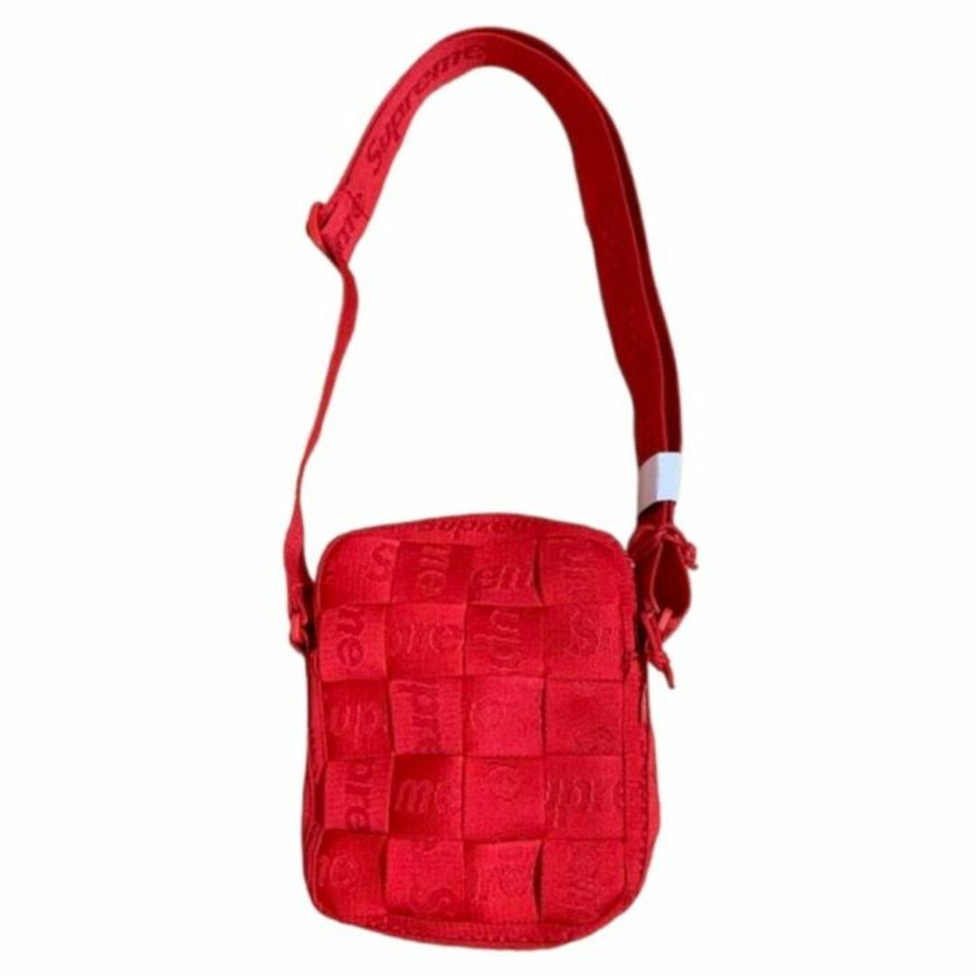 カラーRedレッド赤23SS Supreme Woven Shoulder Bag 赤
