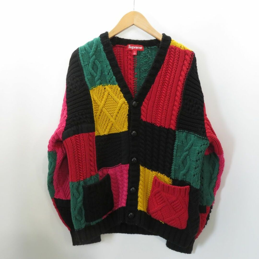 品番SUPREME PATCHWORK CABLE KNIT CARDIGAN