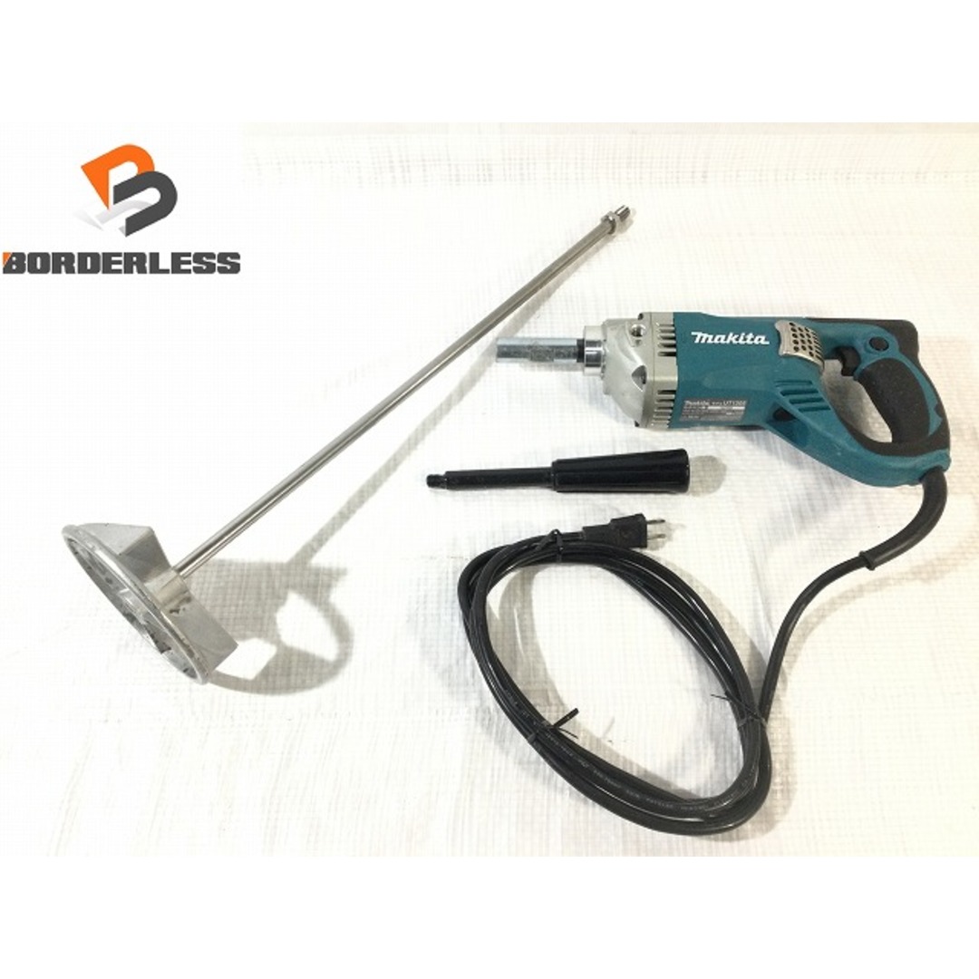 ☆美品☆makita マキタ 100V かくはん機 UT1305 シャフト＋パドル付 コード式 カクハン機 撹拌機 ミキサー 84540自動車/バイク