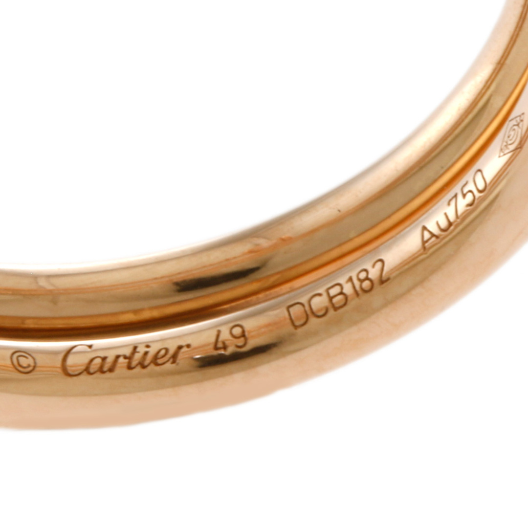 Cartier(カルティエ)のカルティエ ジュストアンクル ダイヤモンド リング 指輪 7号 18金 K18ピンクゴールド ダイヤモンド レディース CARTIER 中古 カルティエ レディースのアクセサリー(リング(指輪))の商品写真