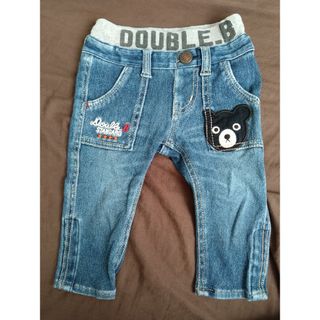 ダブルビー(DOUBLE.B)のDOUBLE_B デニム　80cm(パンツ)