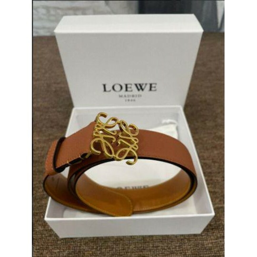 LOEWE ロエベ アナグラムバックル ベルト イタリア